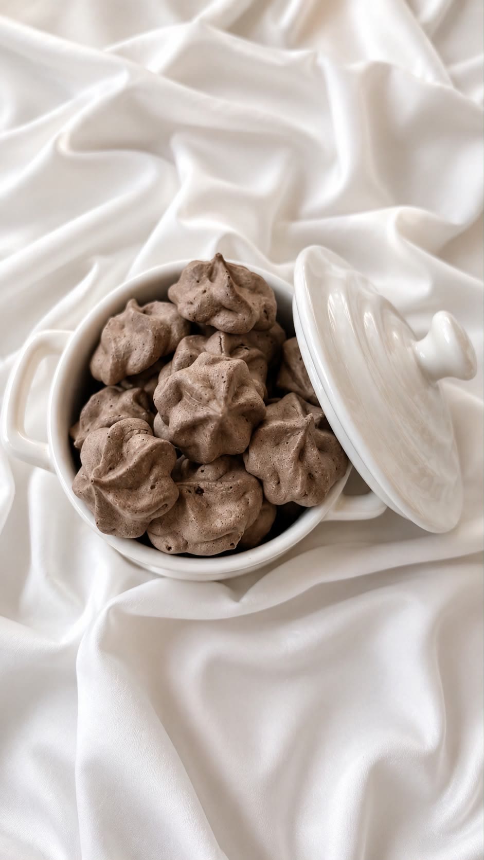 Suspiros de chocolate
